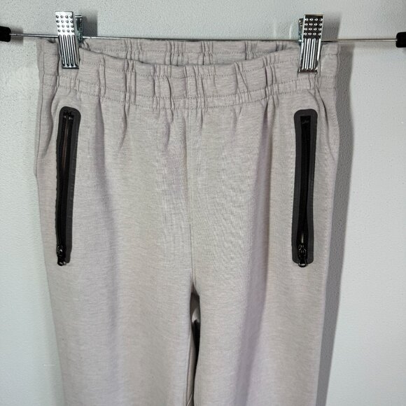 Old Navy Boys Dynamic Fleece Jogger Large (10/12) Light Gray Activewear Pockets - Picture 3 of 10